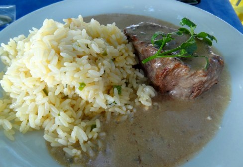 Filé ao Molho Gorgonzola (prato principal)