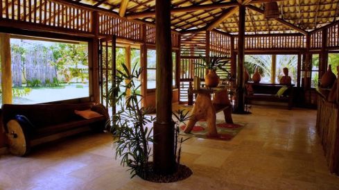 Recepção da Pousada Angá - Baixio-Bahia